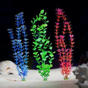 Fabricante-Sourced Micro Paisagem Plantas Aquáticas Pequeno Aquário Plástico Ornamentos Decorativos para Aquascaping - Product Image 4