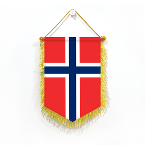 Mini 20x30cm Pennant Car Flags Norway Wall Decor Display Accessories <b>Small</b> Ornaments for Hanging - Product Image 6
