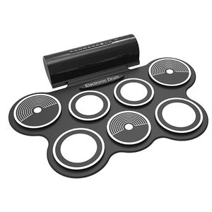 Vente en gros de <span class=keywords><strong>batterie</strong></span> portable en silicone pour enfants Jouets <span class=keywords><strong>électronique</strong></span>s à rouleau manuel pour percussion <span class=keywords><strong>acoustique</strong></span> numérique - Product Image 2