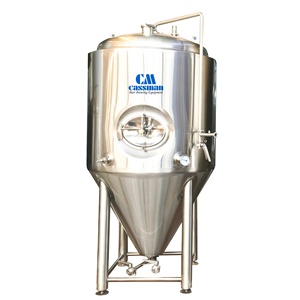Cuve de Fermentation en Acier Inoxydable 304 de 2000L, Contrôlée par PLC, pour la Fabrication de Bière, avec Moteur et Propulseur - Product Image 2