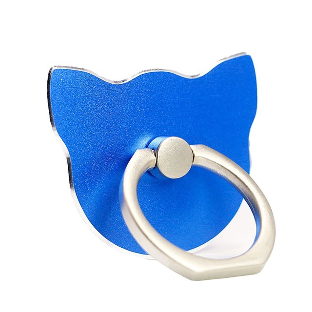 Ring Holder Phone Stand Wholesale Metal Phone Accessories Cat Head Phone Ring New Bed Trendy