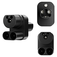 Tary Lily EV DC CCS Combo2 adaptor Tesla adaptor pengisi daya super Ccs2 ke Tesla AC + Dc adaptor cepat untuk Tesla