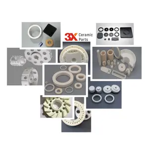 3X Parts OEM Gasket Spacer Zirconia Disc Aluminum Nitride Washer Silicon Carbide Wafer Alumina Ceramic Sealing Ring Manufacturer