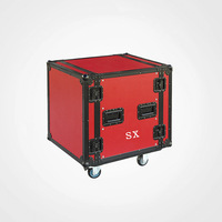 Boîtier de rack 12U ShockProof avec support de table ampli rack flight case