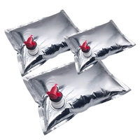 Sac à bavette en plastique aseptique personnalisé boîte 3L 5L 10L 20L Valve liquide pour jus de pomme café huile vin-emballage de qualité supérieure produit d'impression