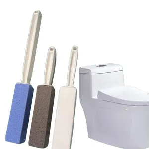 DS3527 pomza taş tuvalet fırçası klozet temizleyici sert su leke çıkarıcı banyo mutfak pomza temizleme taş kolu ile