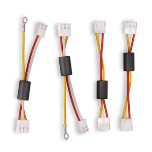 Rangkaian Kabel Harness Kustom SYP 2.5mm Konektor 2 Pin Inti Ferit Berlapis Timah 26AWG UL VW-1 untuk Daya Baterai Strip LED - Product Image 1