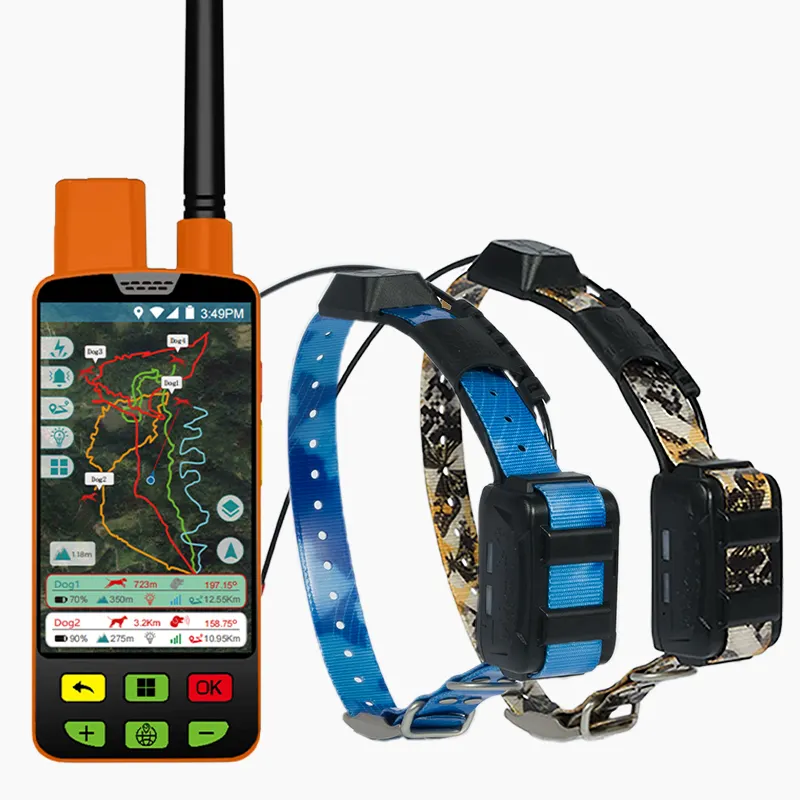 gps drahtloser hundezaun One Drive Two VHF/4G Empfänger Hund Fitness Tracker