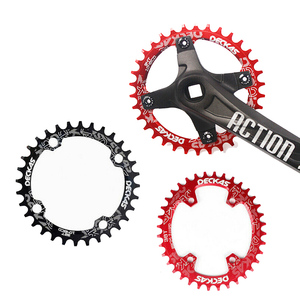 山地车crankset窄宽104BCD链轮组170毫米曲柄单速32T-38T自行车链条组合曲柄 - Product Image 3