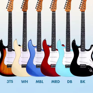 Guitarra Eléctrica con Forma de C para Principiantes L-G1M, Mástil de Arce Tostado, Acabado Brillante, 6 Cuerdas de Acero, Accesorios Personalizables, Venta al por Mayor - Product Image 6
