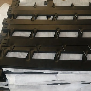 Mur de soutènement décoratif de jardin en acier Corten, bordure de jardin extérieure pour parterres de fleurs - Product Image 5