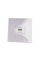 Placa de pared multimedia tipo 86, blanca, ABS, sistema de cableado de red Cat3/Cat5e/Cat6/Cat6A, alta densidad, carga USB