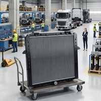Radiateur de camion haute qualité OEM A9605000801 pour MERCEDES-BENZ MB ACTROS MP4 /ANTOS, taille du cœur du radiateur 982*868*48