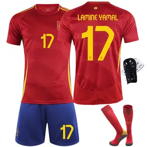 اليورو 2024 الجيرسيه الاسباني رقم 9، رقم 26، رقم 7، رقم 16، مصنعي الملابس لكرة القدم بالجملة حسب الطلب