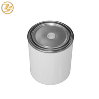Bidons métalliques ronds en fer blanc de 1L pour le stockage de carburant industriel, avec logo personnalisé, étanches, vente en gros OEM