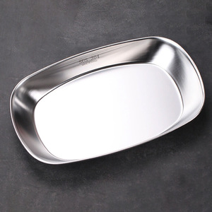 Assiette romaine en acier inoxydable 304 de qualité alimentaire - Assiette de rangement pour la préparation des <span class=keywords><strong>repas</strong></span> - Product Image 6