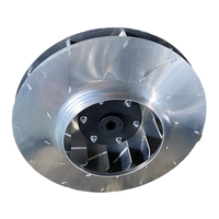 Lame de roue de ventilateur en aluminium haute stabilité pour purificateur de dépoussiéreur pour ventilateurs centrifuges de Ventilation de restauration de four de ferme