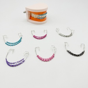 Dental fashion braces decorations, oral braces accessories, complete <b>range</b> of colors, individually packaged colored braces, - Product Image 1