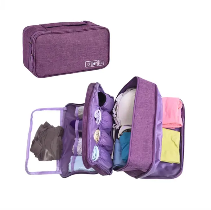 Wholesale Promotion Travel Organized Underwear storage bag travel portable multifunctional bra underwear bag
