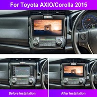 Autoradio avec écran tactile HD de 9 pouces pour Toyota Corolla Axio Fielder 2015, système stéréo Android 15.0, autoradio, navigation