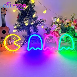 Bouclier d'épée de manette de jeu personnalisé Playstation Man Cave Vibe Lamp LED Neon Light Sign