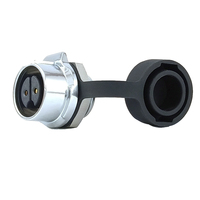Connecteur circulaire étanche LP20 mâle/femelle 2-14 broches, indice de protection IP67, 250V-400V 5A-10A, à souder, avec extrémité de câble assemblée, en métal