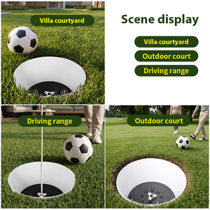 Konday <span class=keywords><strong>Footgolf</strong></span> Cup Anti-Bounce-Design 53cm Öffnung Mattweißer Körper mit Holzdeckel für Clubs - Product Image 5