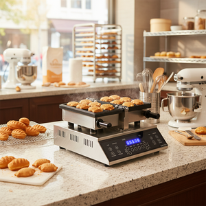 COOKTECH เครื่องทำขนมปังปลาสองก้อน5ก้อนใช้ในเชิงพาณิชย์ใหม่ควบคุมด้วยระบบสัมผัสอัจฉริยะดิจิตอล SUS304สแตนเลสได้อย่างรวดเร็ว - Product Image 3