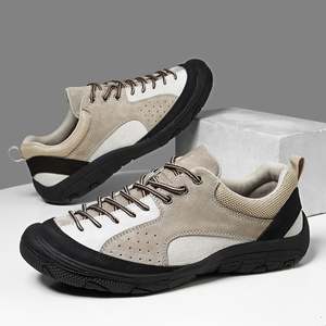 Lo último en zapatos elegantes de suela de goma para niños, zapatos para correr con punta de seguridad con cordones, sin logotipo marca, zapatos de senderismo para hombres famosos, deportes al aire libre 44 - Product Image 5