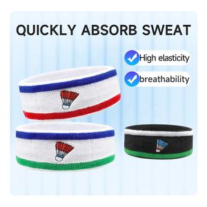 للبيع بالجملة من مصنع LINGTU عصابة رأس رياضية لكرة السلة عصابة رأس تيري قماش رياضية للرجال والنساء - Product Image 6