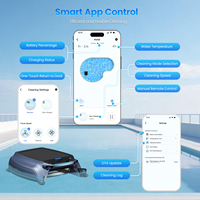 AIRROBO QT200 Skimmer et robot de nettoyage de piscine automatique à énergie solaire, écologique et haute efficacité