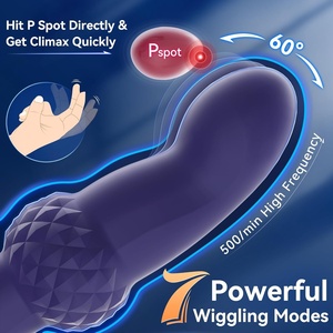 Masajeador de Próstata, Vibrador Anal con Movimiento de Empuje, Recargable, 7 Modos, Resistente al Agua IPX7, Control Remoto, Anillo para Pene, Tapón Anal, Punto P, Masculino - Product Image 3