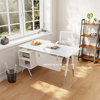 J-D007 usine vente en gros de meubles de bureau avec dessus en verre bureau de professeur d'étudiant à domicile bureau d'ordinateur