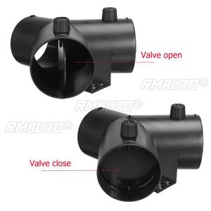 1/2pcs 75mm Valve Flap Adjustable Air Vent Ducting <b>Splitter</b> Exhaust Pipe Joiner Connector for Diesel Parking Heater - Product Image 2