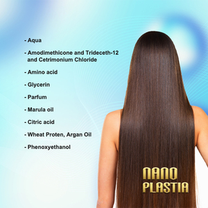 Tratamiento Capilar Alisante de Nanoplastia Orgánica de Marca Privada, Crema Alisante Sin Formaldehído para Salón - Product Image 3