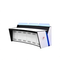 Console d'opération personnalisée pour centre de commande, salle de surveillance, mobilier de bureau