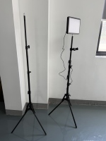 Kit d'éclairage LED plat réglable pour photographie, alimentation USB, étanche, température de couleur réglable 2800K-7000K, portable