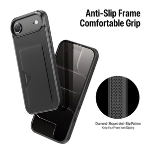 เคสโทรศัพท์แบบบางพิเศษ ป้องกันรอบด้าน สำหรับ iPhone 17 Air พร้อมช่องใส่บัตร ดีไซน์เรียบง่าย ป้องกันการตกกระแทก - Product Image 2