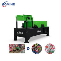 Machine de séparation et de récupération de ferraille d'aluminium, séparateur à courants de Foucault pour plastiques et métaux non ferreux, prix pour déchets solides