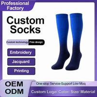 Chaussettes de compression personnalisées avec logo imprimé, vente en gros, OEM, ODM, marque privée, respirantes, directement de l'usine