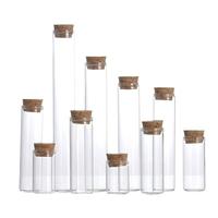 Botol Tabung Uji Kaca Borosilikat Mini Kecil 4ml-25ml dengan Gabus