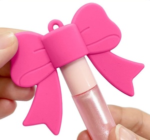 Soporte para bálsamo labial, llavero para bálsamo labial, llavero para brillo labial para mujer, para <span class=keywords><strong>Laneige</strong></span>, Summer Friday y Glossier, con cordón para bolso - Product Image 2