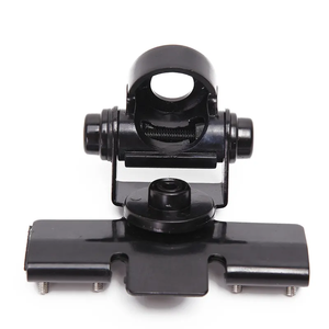 Adjustable <b>Angle</b> Silver Stainless Clip Mount <b>Bracket</b> Hatchback Door Mount Antenna <b>Bracket</b> for Mobile Car Antenna - Product Image 2
