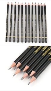 Conjunto de 14 Lápis de Desenho Preto Keep Smiling para Artistas, Lápis de Grafite para Esboço e Arte - Product Image 4