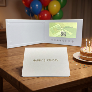 Carte-cadeau numérique avec écran LCD, personnalisable, pour publicité d'entreprise, promotion, <span class=keywords><strong>anniversaire</strong></span>, <span class=keywords><strong>invitation</strong></span> - Product Image 3