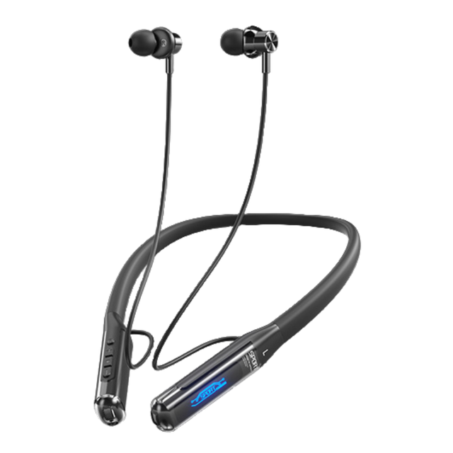2025 OEM-Acceptable Portable Wireless Earbuds with Digital Display JL Chipset Sports Headphones for BT Neck Earphones