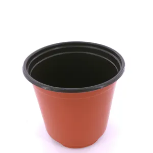 Cheap Price Red Plastic Garden Pot For Flower