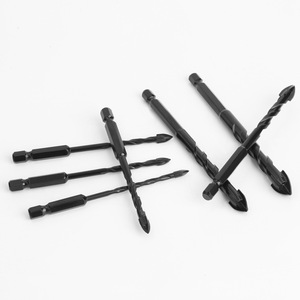 LAVIE Four Bladed Drill Bit Hex Shank Metric Jobbers Length For Ceramic <b>Tile</b> <b>Sheet</b> Metal Nonferrous Metals - Product Image 2