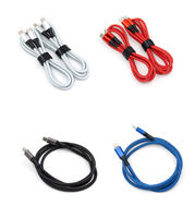 Nylon Tressé Maille Flexible 1m 1.5m 2m Type c Téléphone Charge Rapide Usb Type c Câble de Données 60W Usb c Câble pour Appareil Mobile