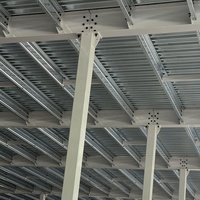 Plateforme en acier de qualité industrielle pour entrepôt, système de plancher de mezzanine robuste et anti-corrosion, conception personnalisable pour un stockage efficace